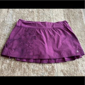 Lululemon run pace setter skirt